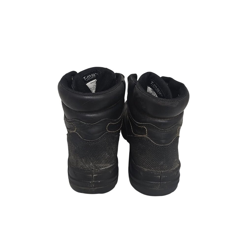 DAKOTA Men's 6'' 877 STEEL TOE STEEL PLATE Work Boots Black Size 9M - Picture 3 of 7